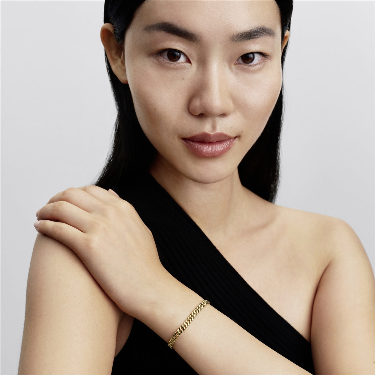 Pandora Gold Cuban Chain Bracelet
