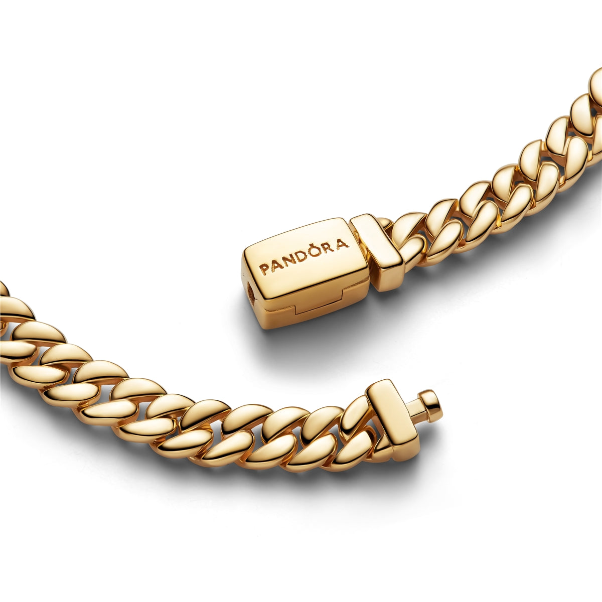 Pandora Gold Cuban Chain Bracelet
