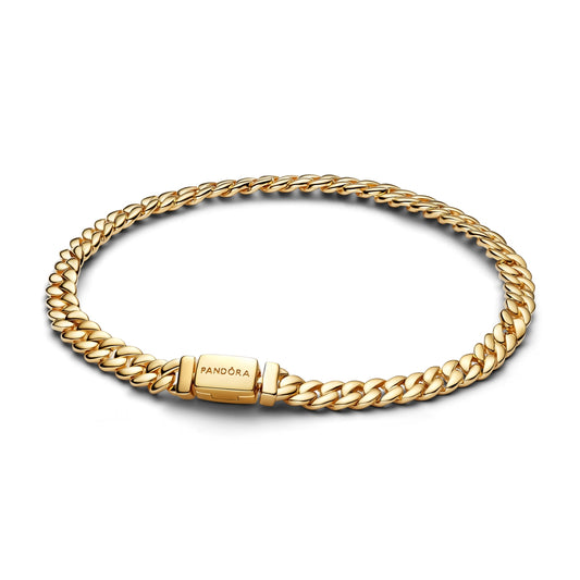 Pandora Gold Cuban Chain Bracelet