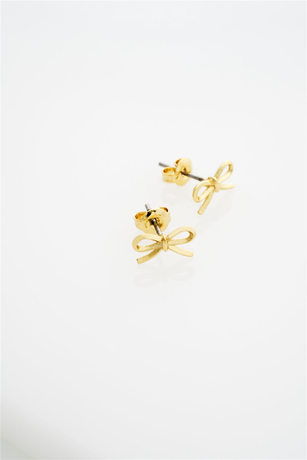 Ted Baker Gold Brooke Mini Metal Bow Studs
