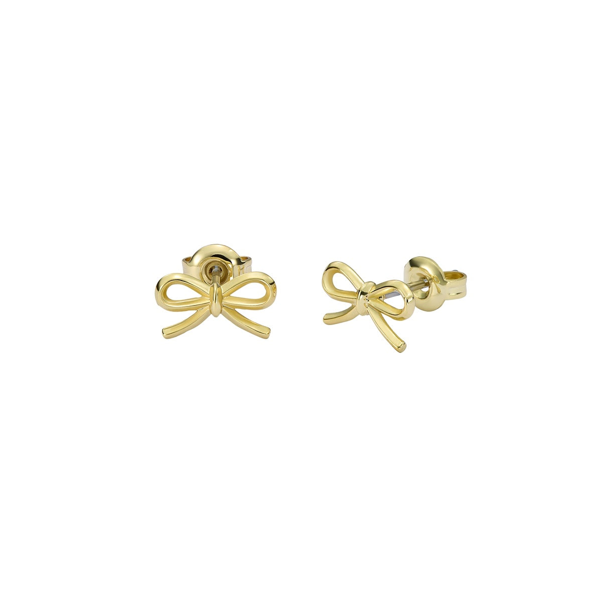Ted Baker Gold Brooke Mini Metal Bow Studs