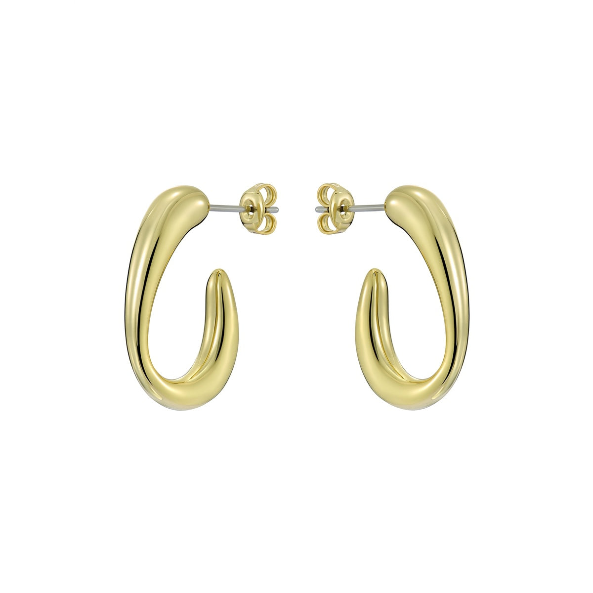 Ted Baker Gold Corie Contour Hoops