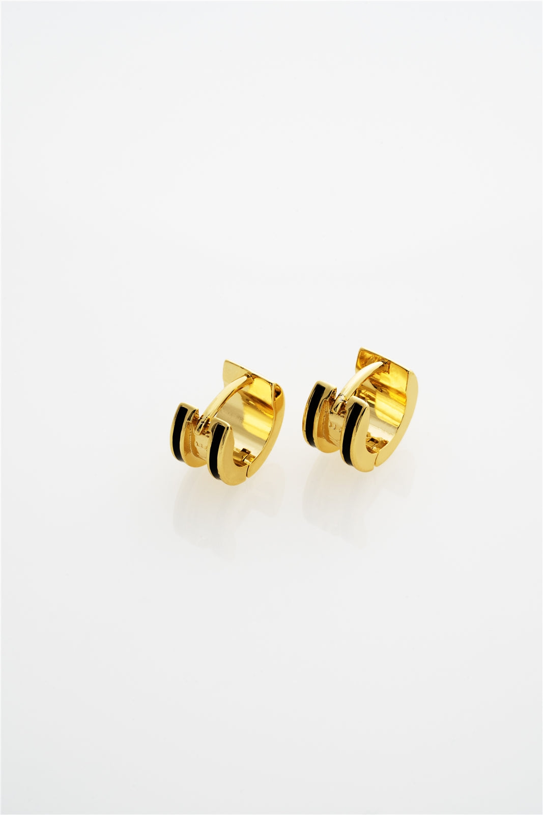 Ted Baker Gold Rolo Engraved Roll Black Huggies