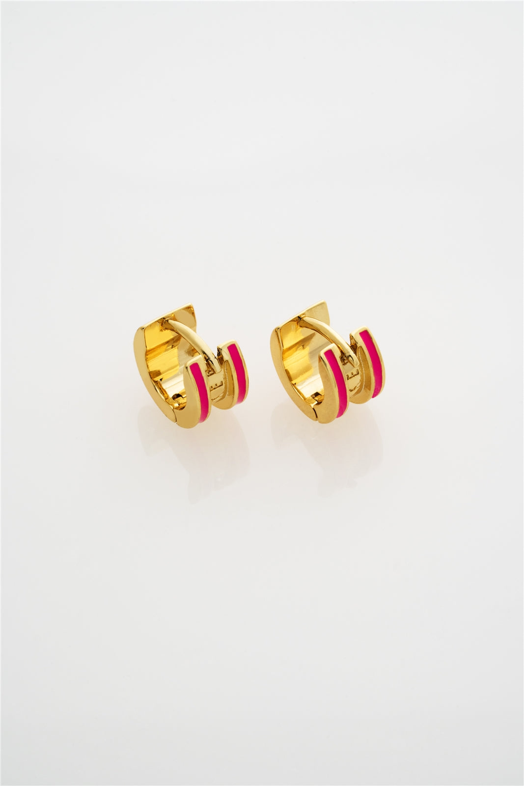 Ted Baker Gold Rolo Engraved Roll Hot Pink Huggies