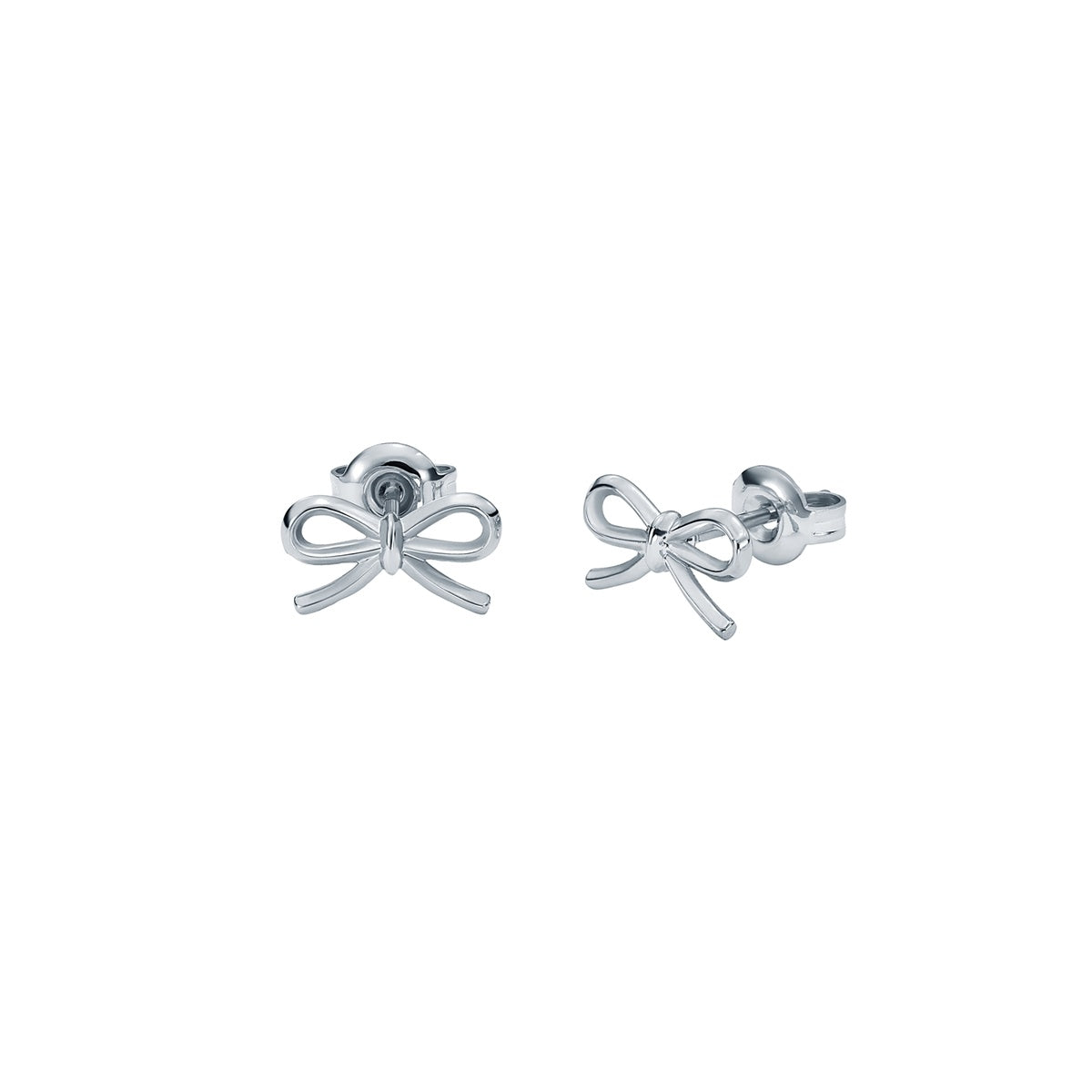 Ted Baker Silver Brooke Mini Metal Bow Studs