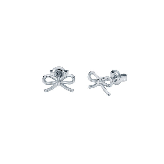 Ted Baker Silver Brooke Mini Metal Bow Studs