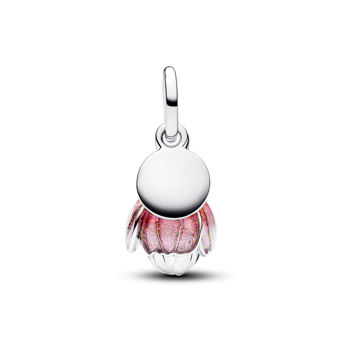 Pandora Silver Two-Tone Blooming Flower Dangle Charm