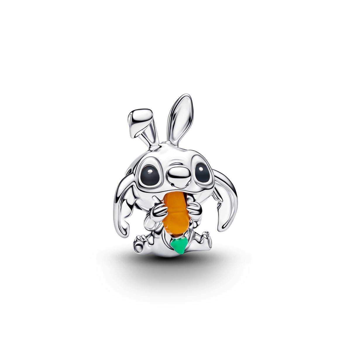 Pandora Silver Disney Stitch Easter Bunny Charm