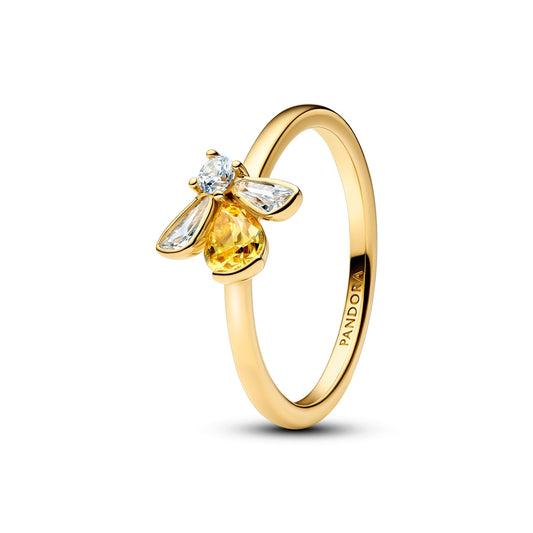 Pandora Gold Honey Bee Ring