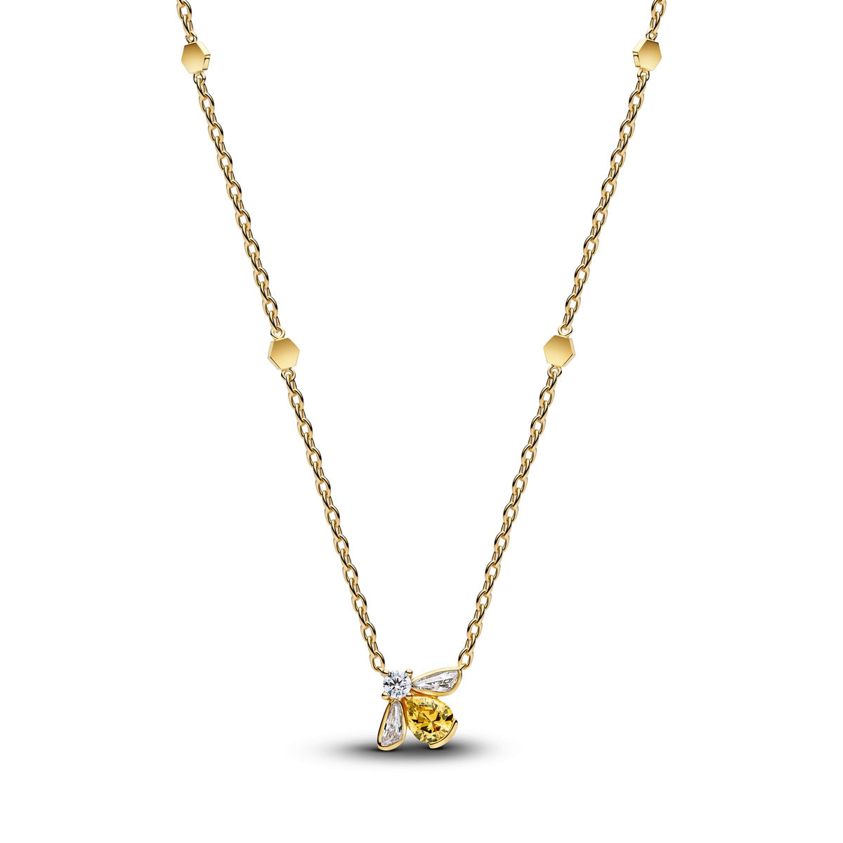 Pandora Gold Honey Bee Pendant Necklace