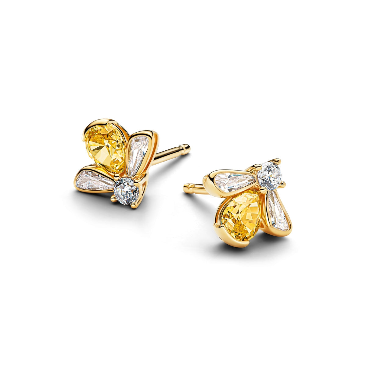 Pandora Gold Honey Bee Stud Earrings