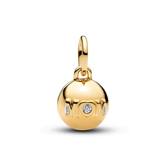 Pandora Gold Mom Ball Clasp Charm
