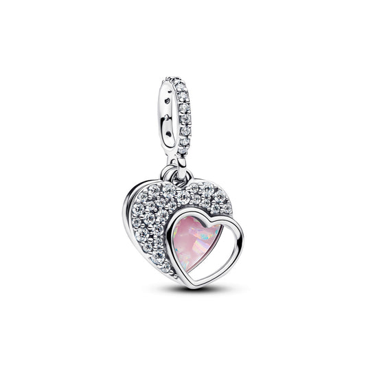 Pandora Silver Beautiful Mother Double Dangle Charm