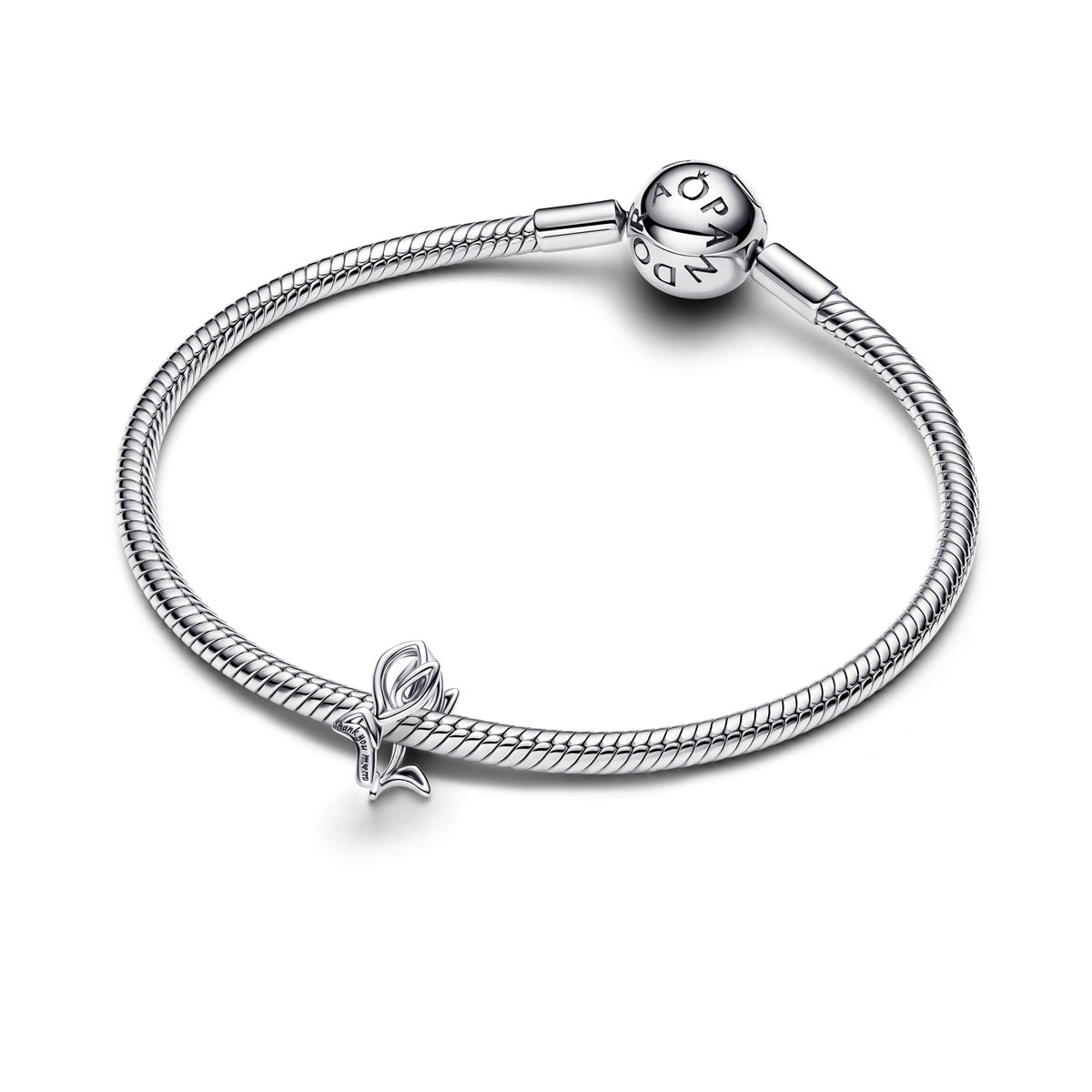 Pandora Silver Tulip Openwork Charm