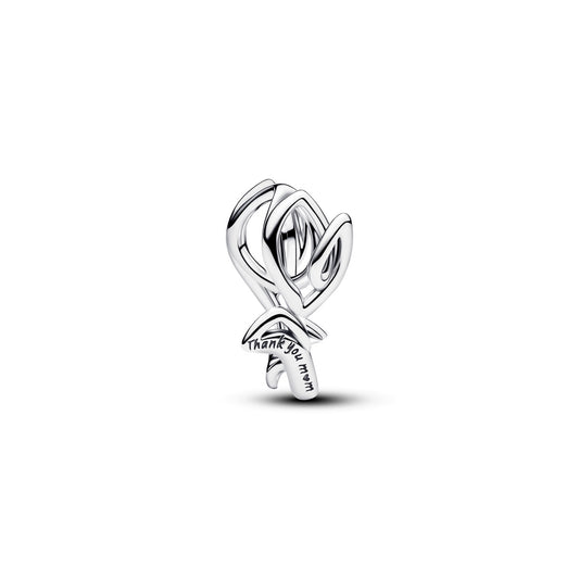 Pandora Silver Tulip Openwork Charm