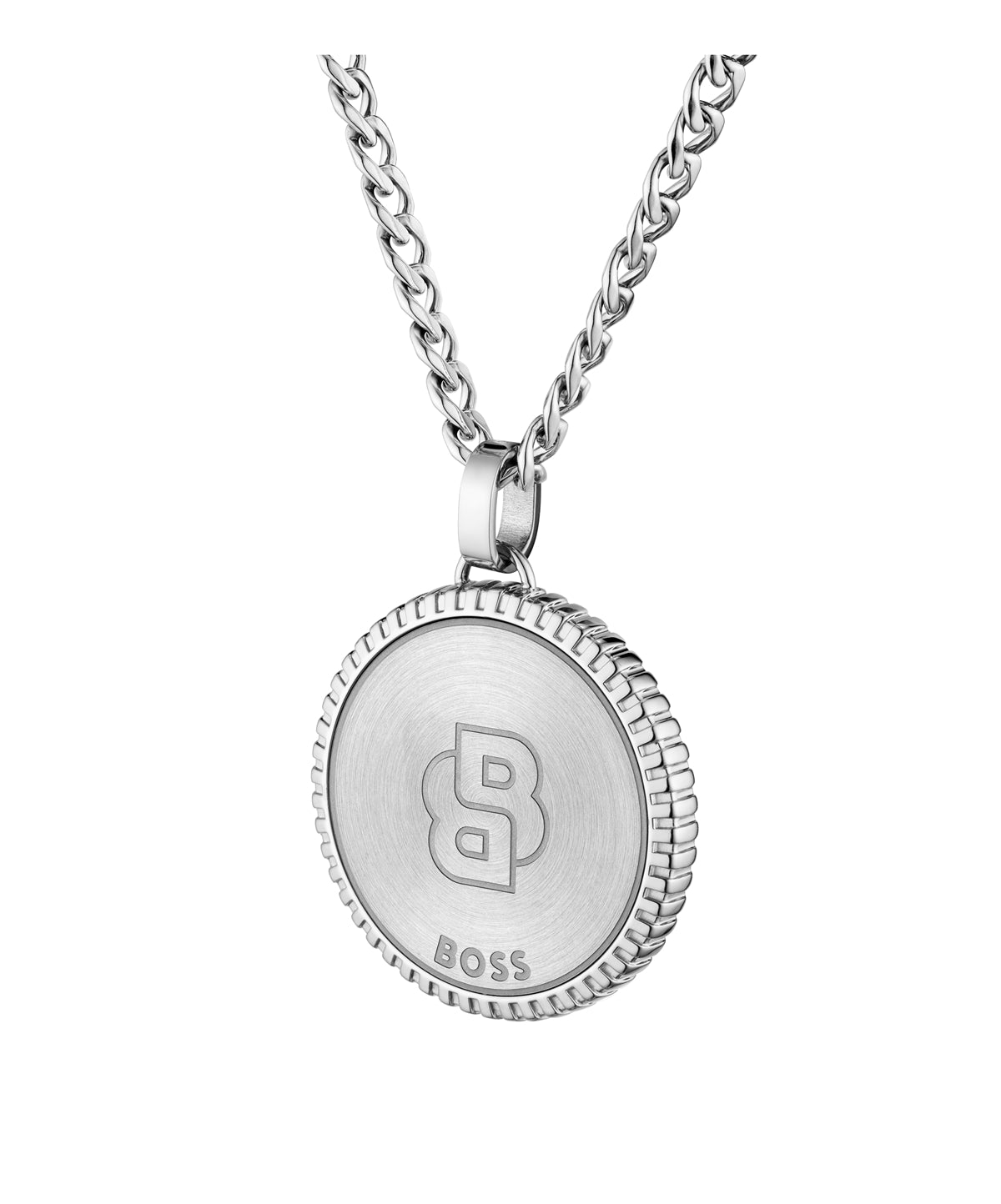 Boss North Star Silver Necklace