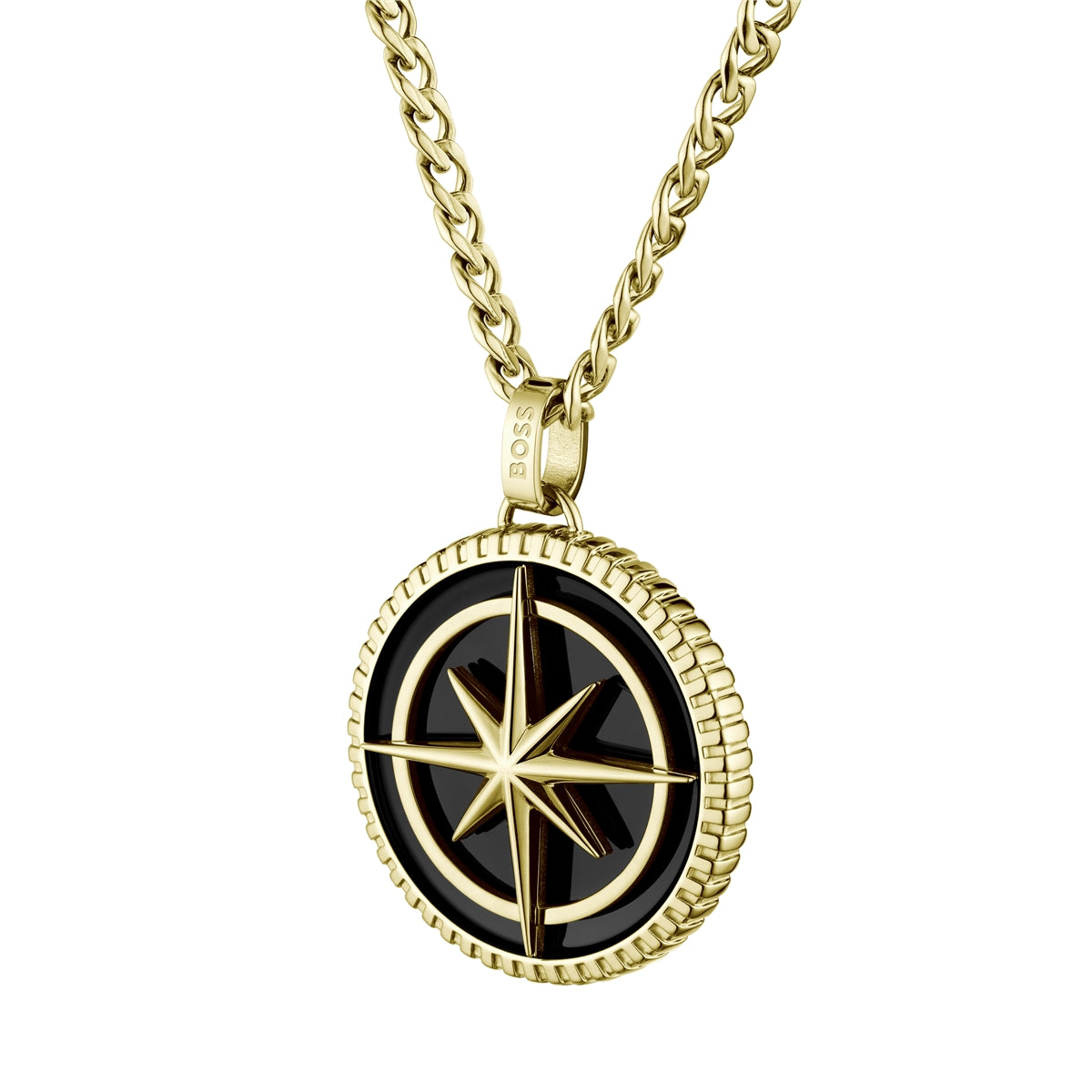 Boss North Star Gold Necklace