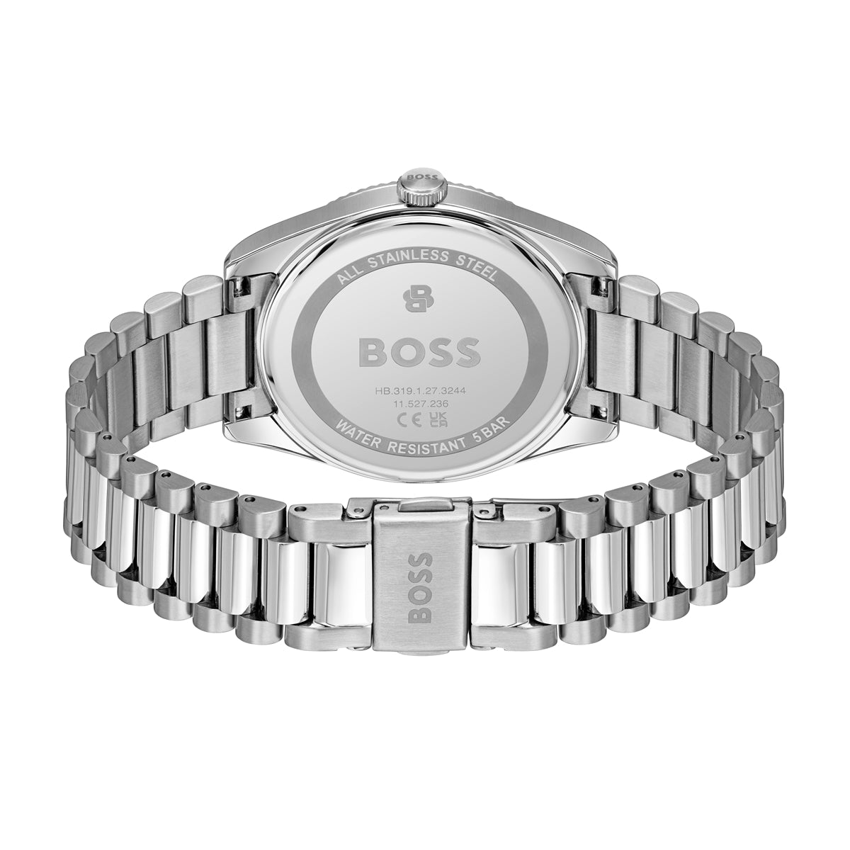 Boss Silver Cheswick Blue Dial Watch