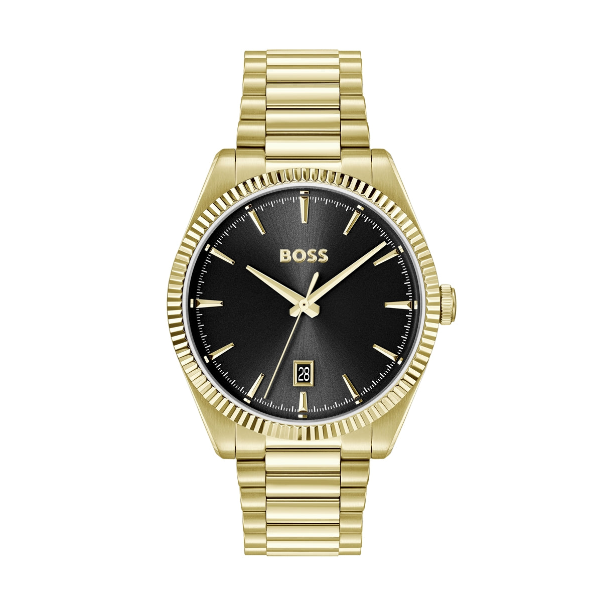Boss Gold Cheswick Black Dial Watch