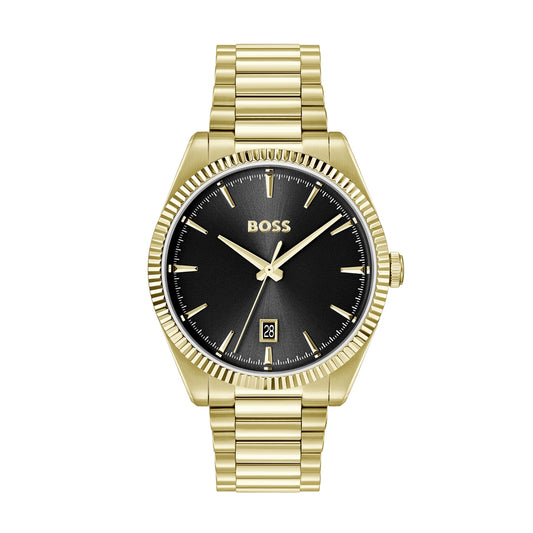 Boss Gold Cheswick Black Dial Watch