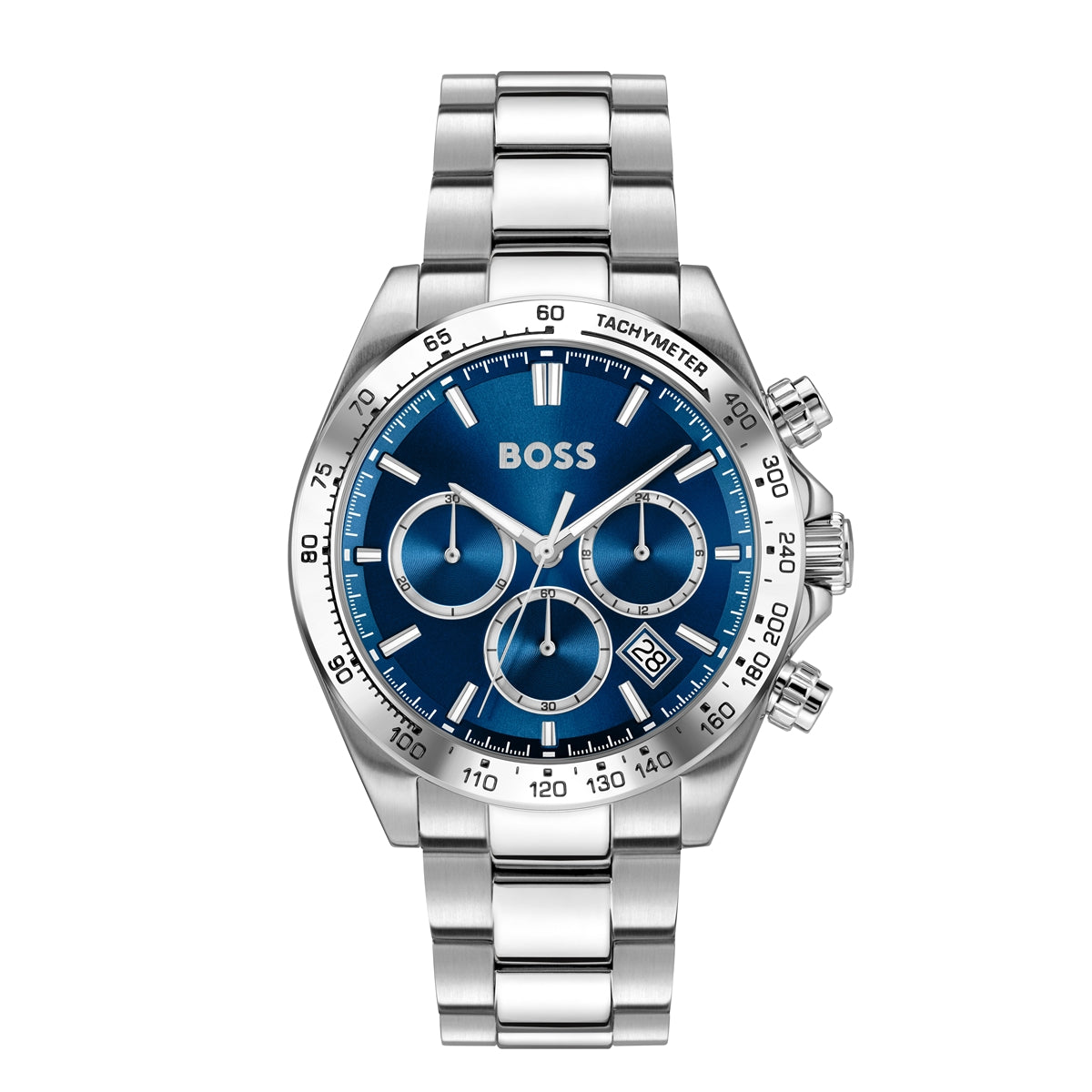 Boss Silver Hero 2.0 Blue Dial Watch