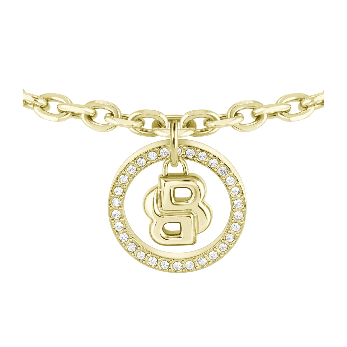 Boss Gold Double B Halo Bracelet