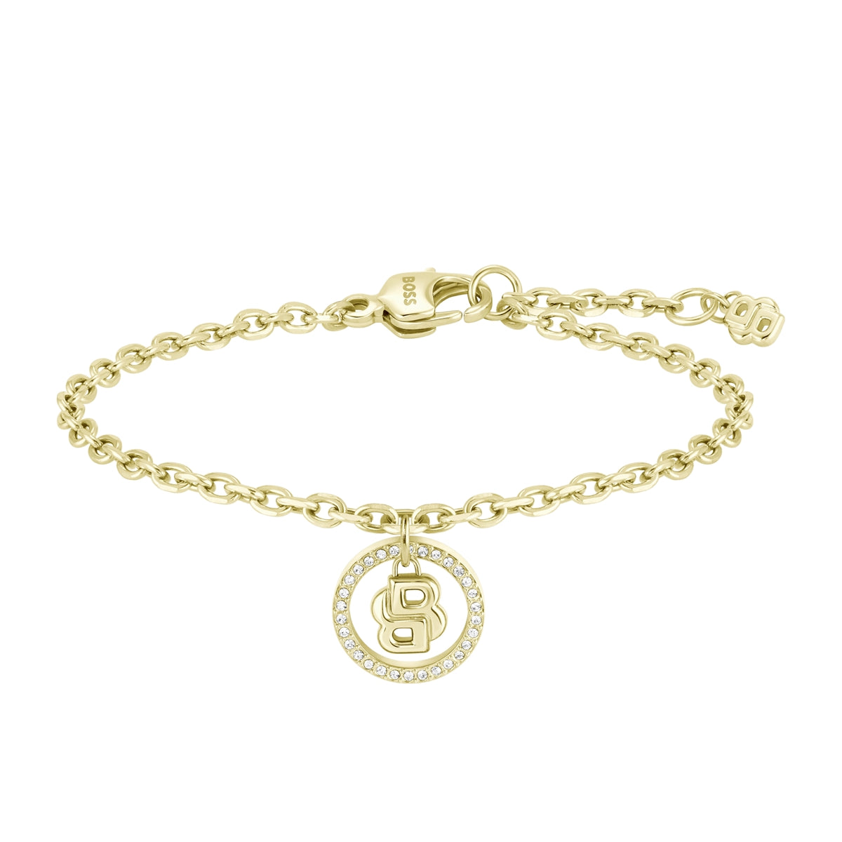 Boss Gold Double B Halo Bracelet