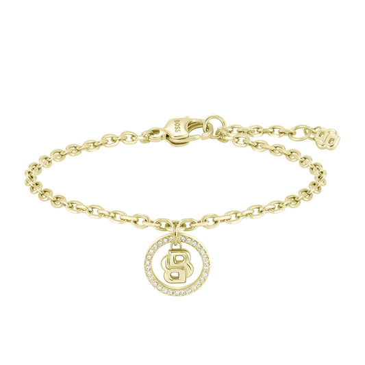 Boss Gold Double B Halo Bracelet