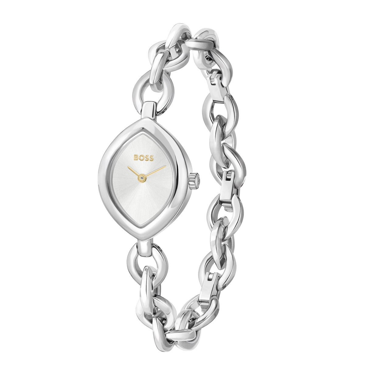 Boss Silver Fiora Chain Bracelet Watch