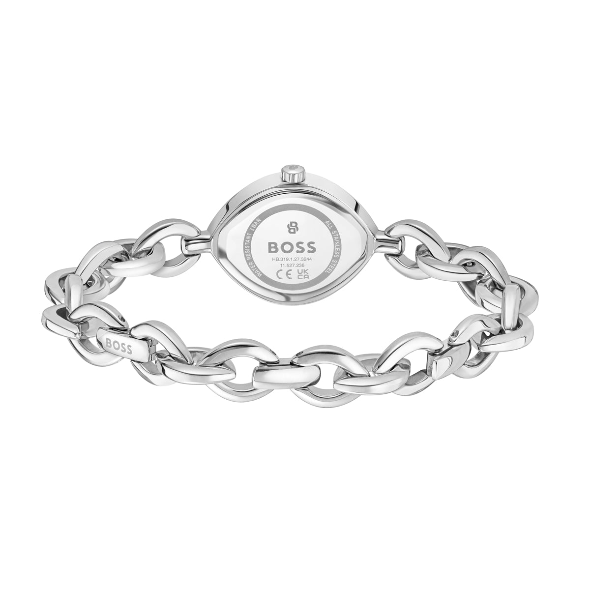 Boss Silver Fiora Chain Bracelet Watch