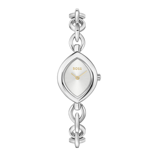 Boss Silver Fiora Chain Bracelet Watch