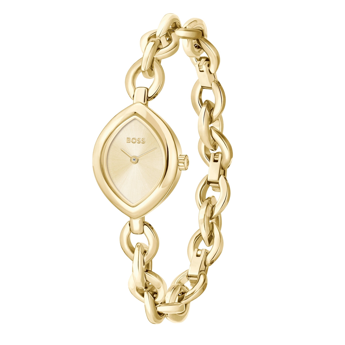 Boss Gold Fiora Chain Bracelet Watch
