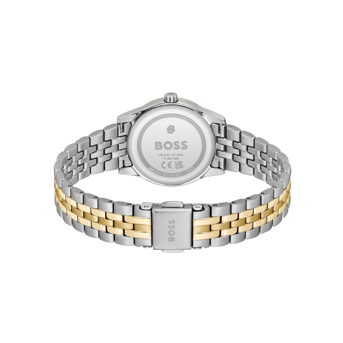Boss Two Toned Graceful Mina Green Dial Watch