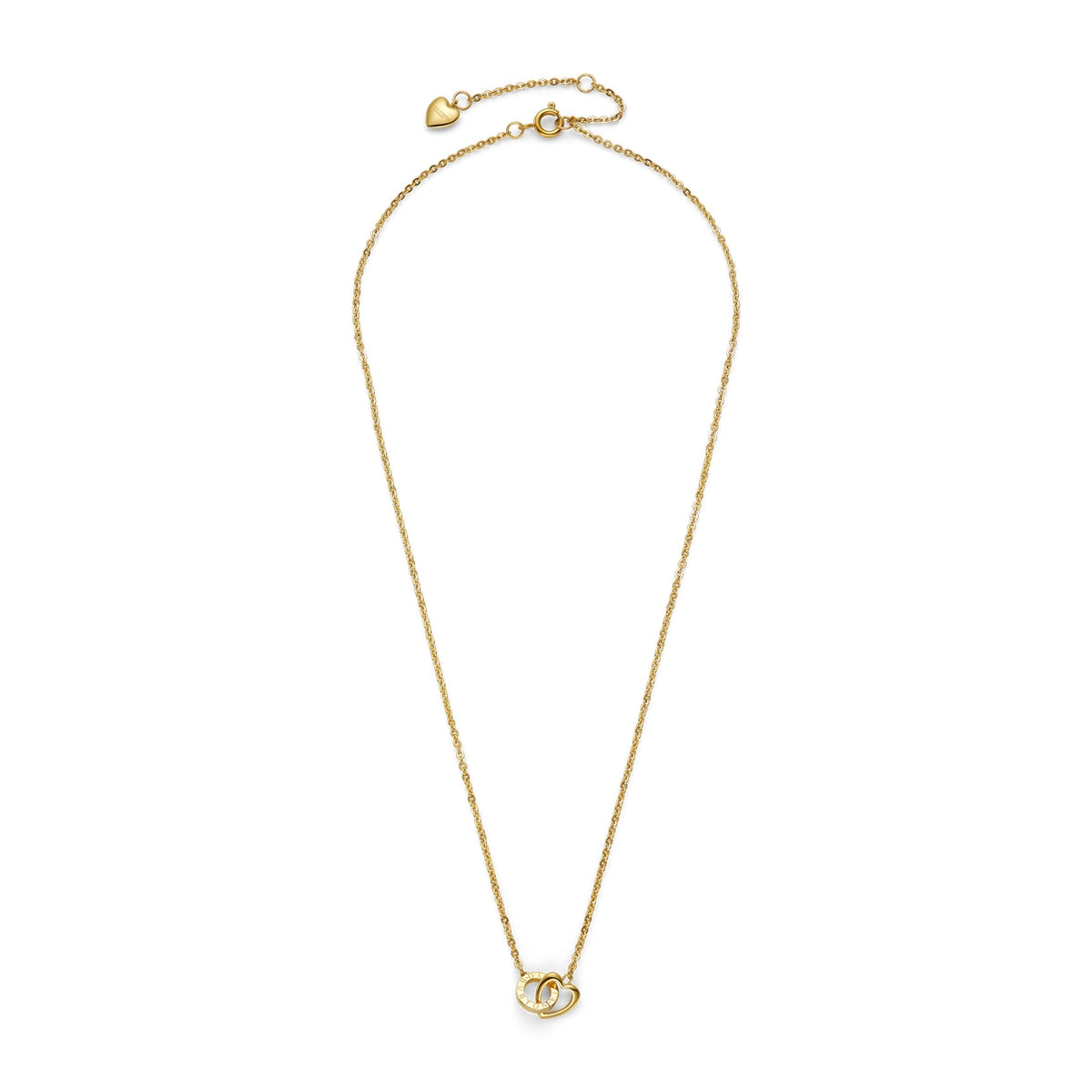 Olivia Burton Gold Kindred Interlink Heart Necklace