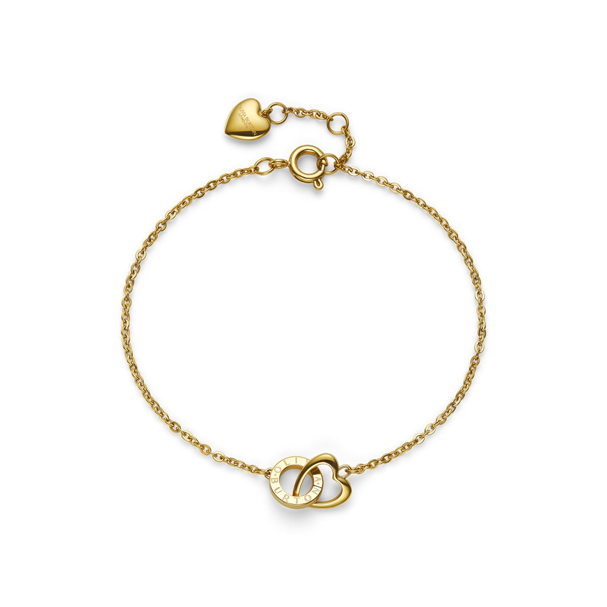 Olivia Burton Gold Kindred Interlink Heart Bracelet