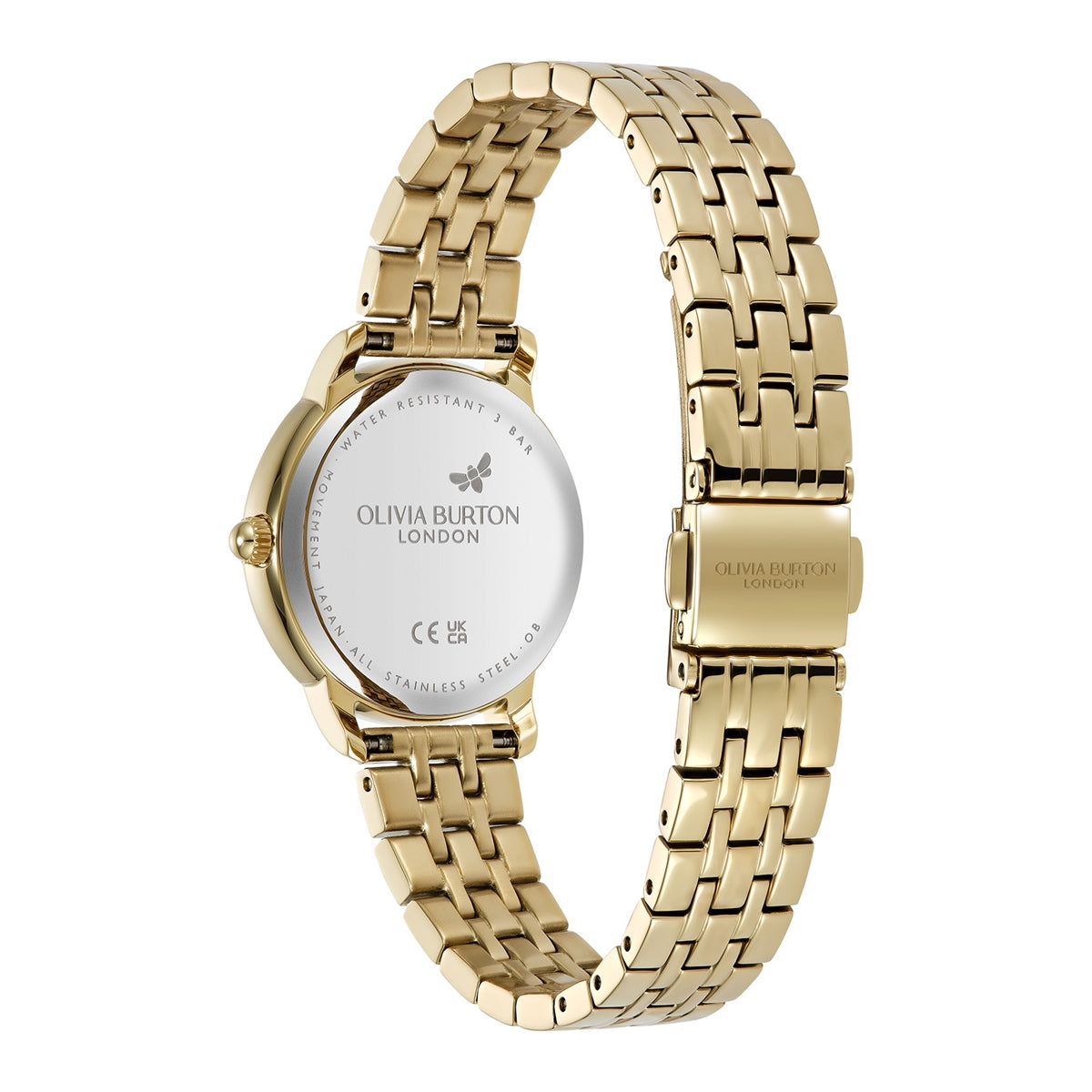 Olivia Burton Gold Westboure Gold Dial Watch