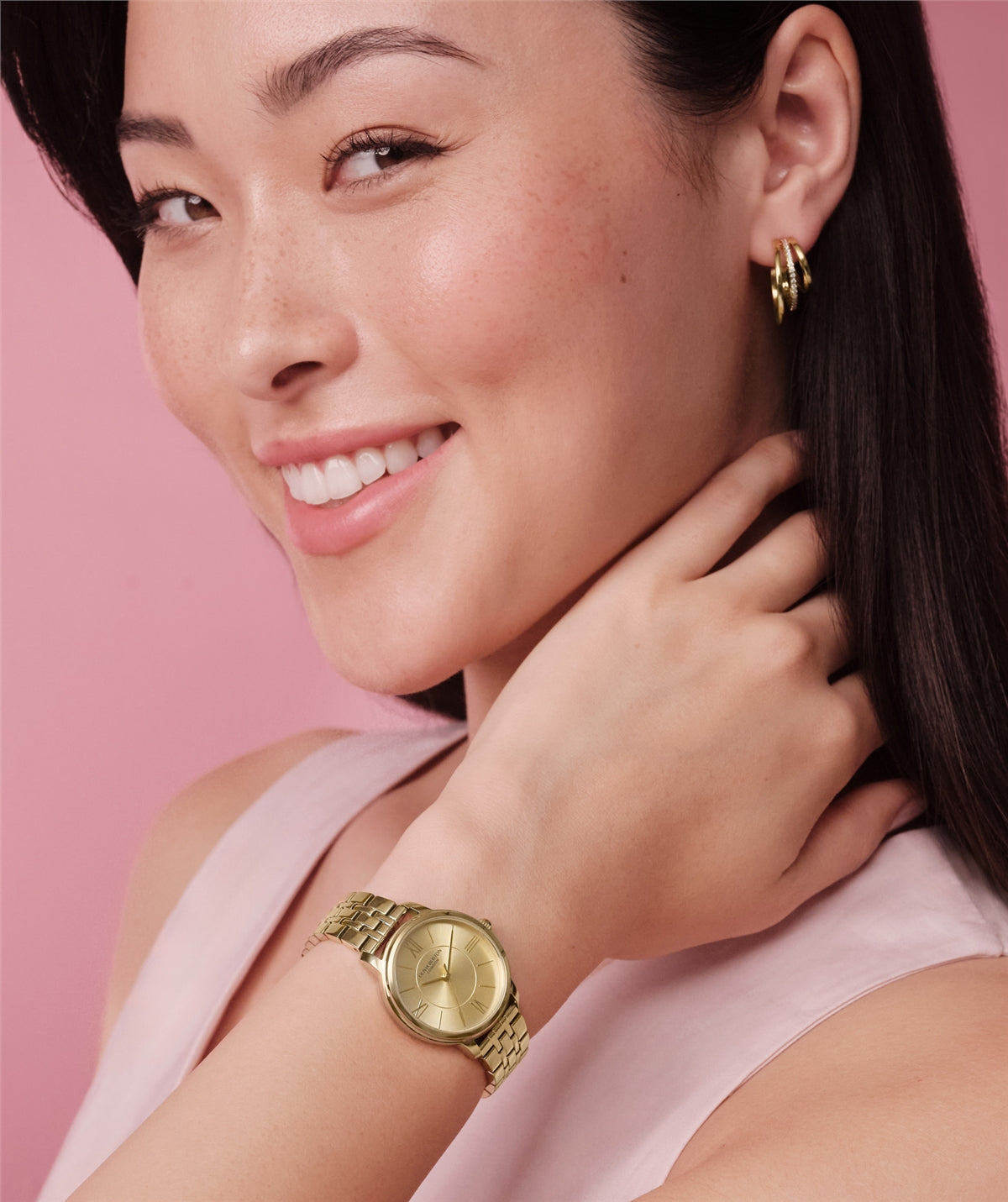 Olivia Burton Gold Westboure Gold Dial Watch