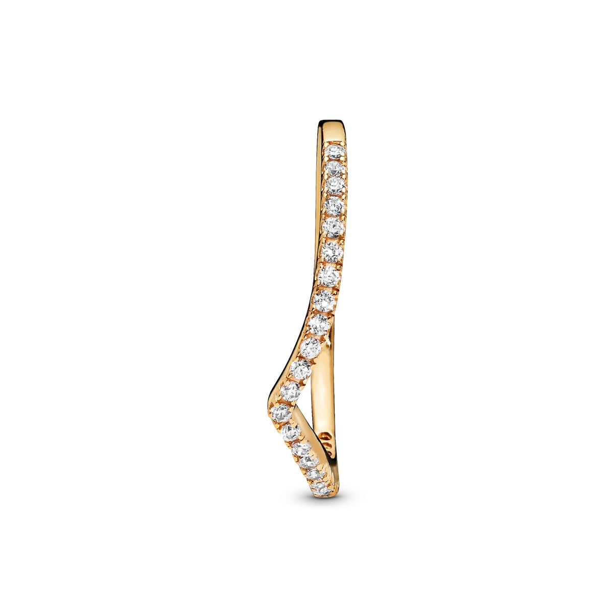 Pandora Gold Wishbone Ring