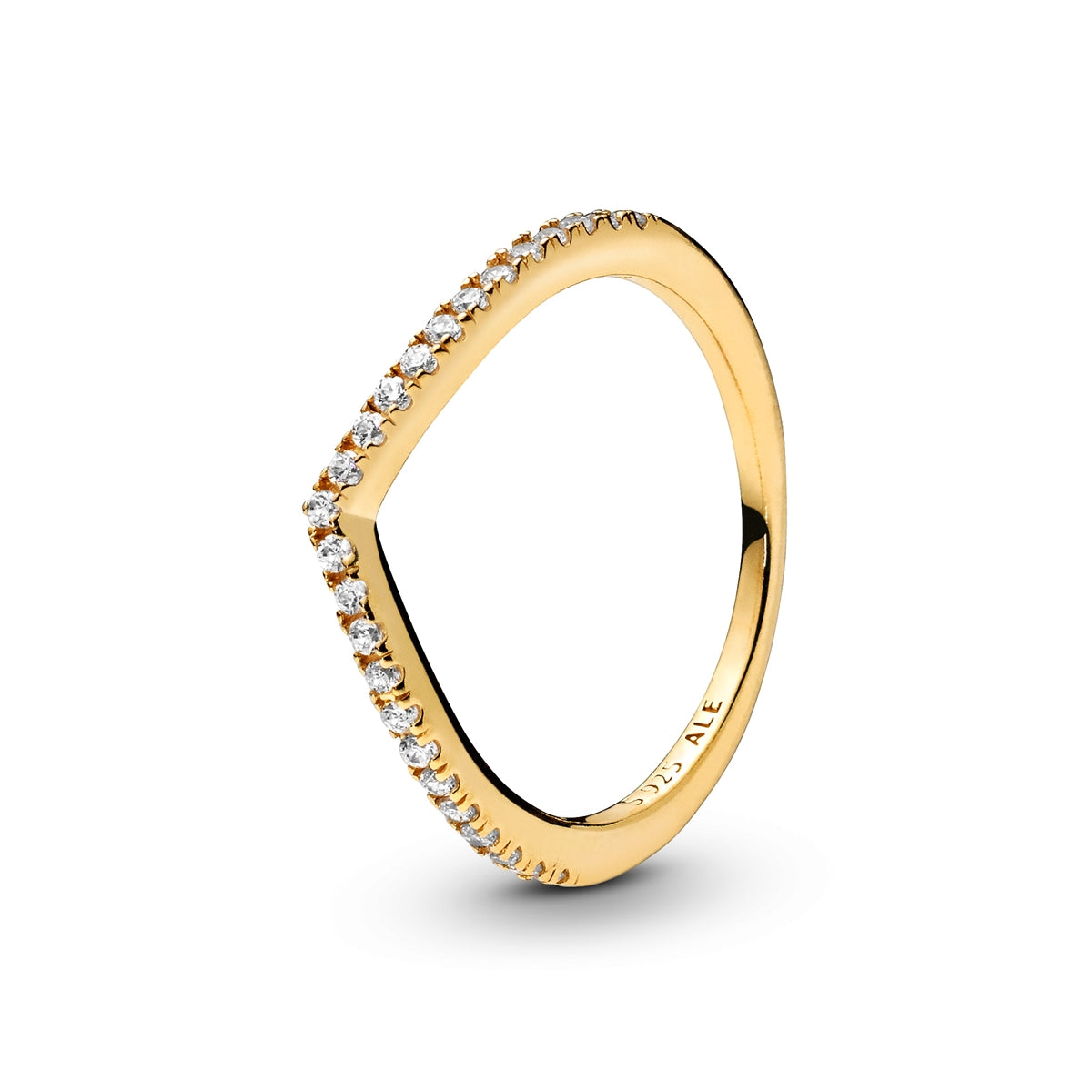 Pandora Gold Wishbone Ring