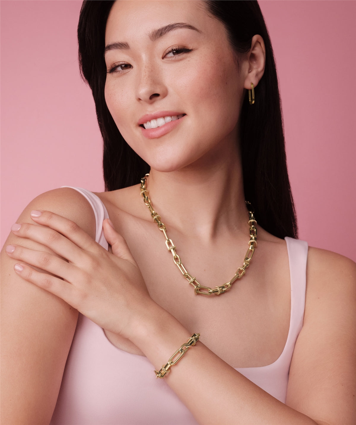 Olivia Burton Anchor Link Gold Chain Necklace
