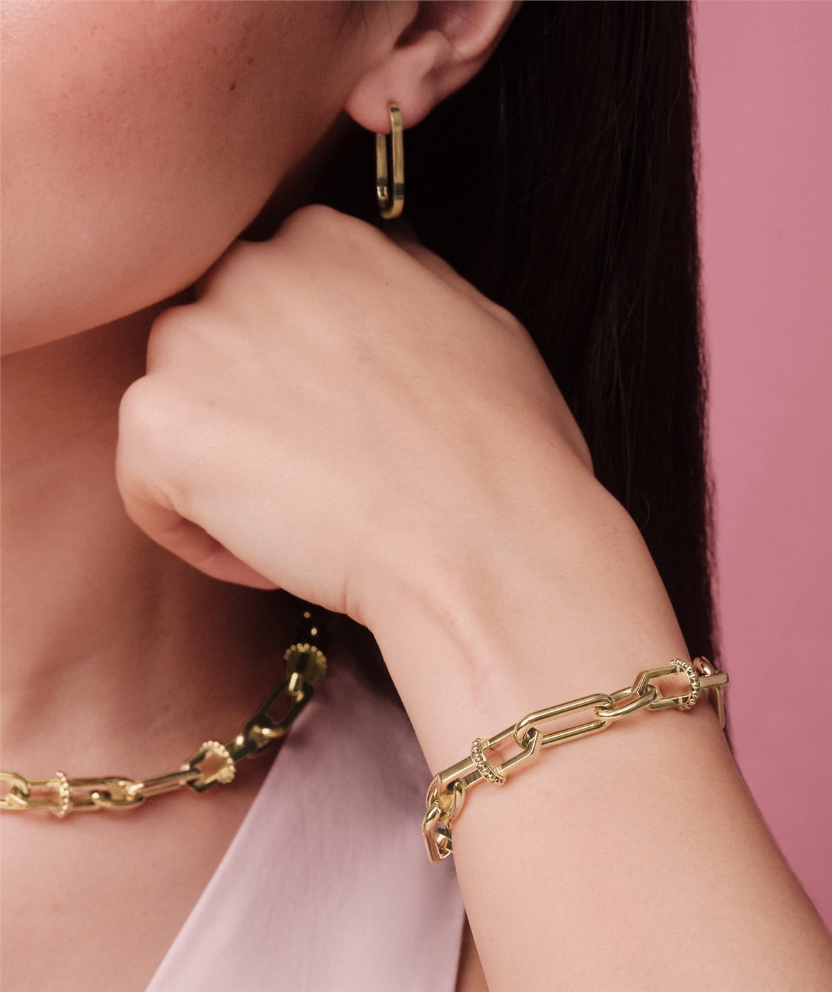 Olivia Burton Anchor Link Gold Chain Bracelet