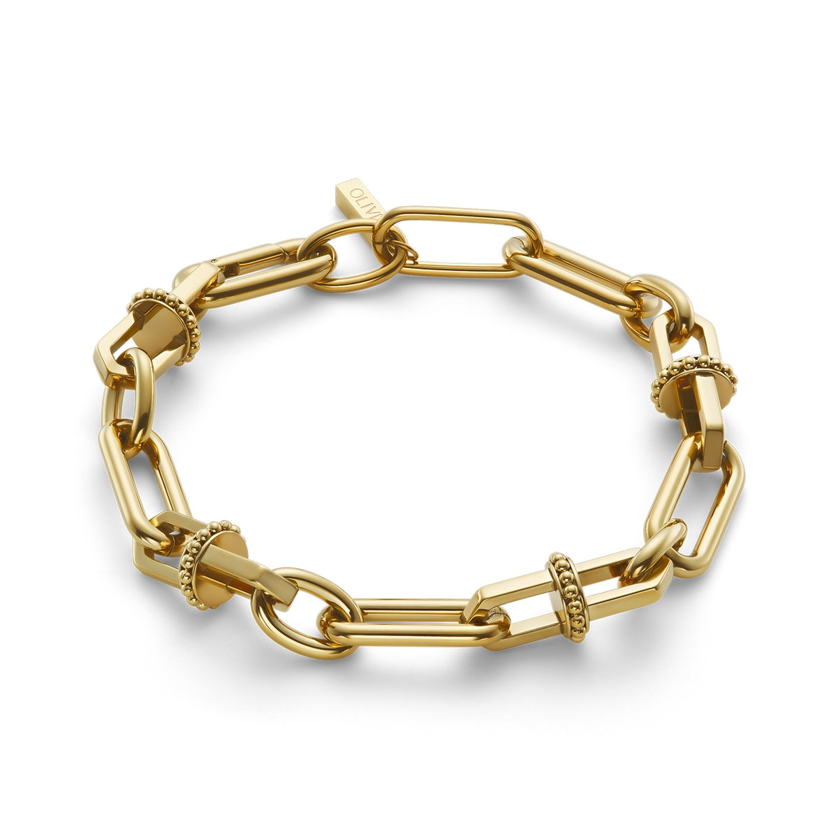 Olivia Burton Anchor Link Gold Chain Bracelet