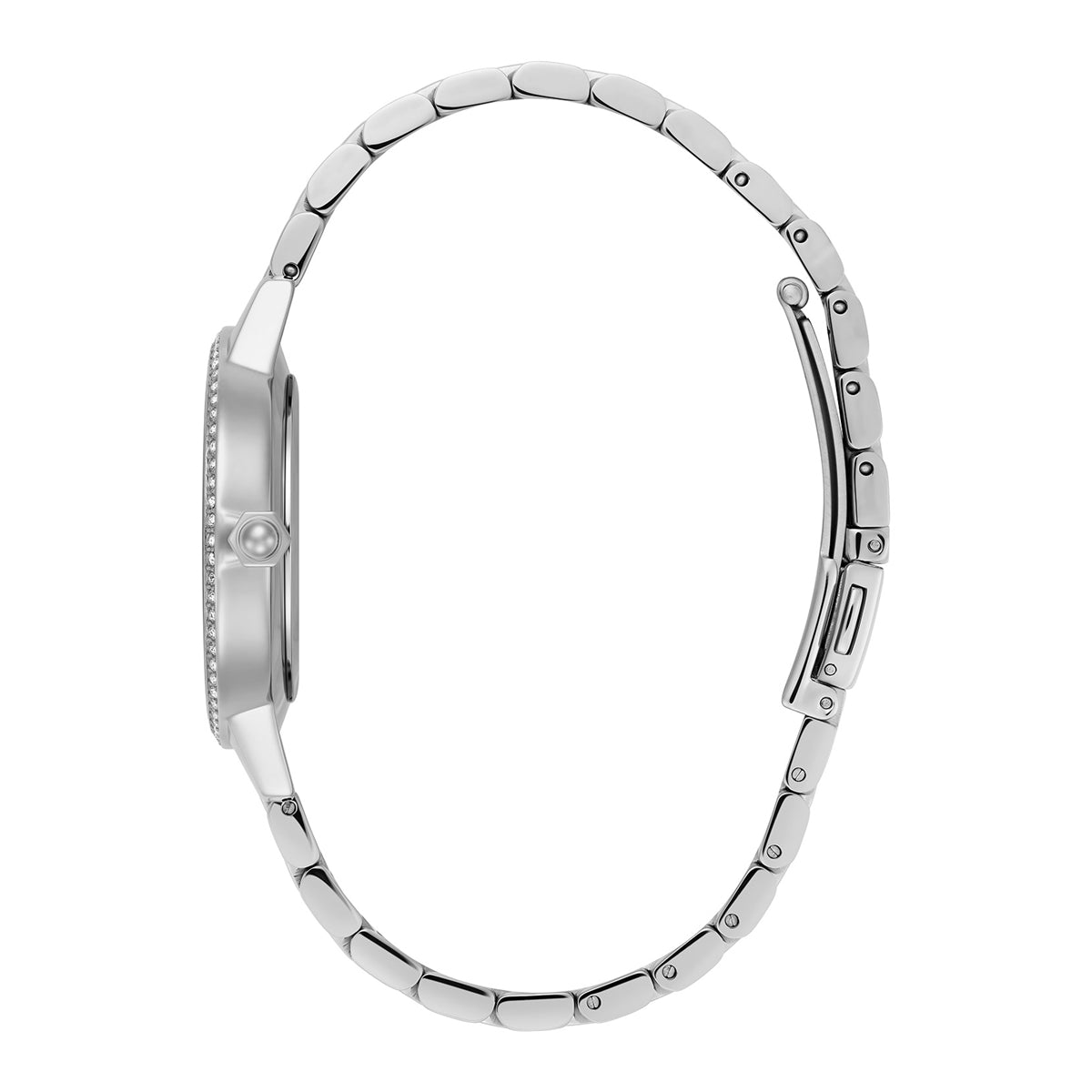 Olivia Burton Silver Captivate Mother of Pearl Dial Watch