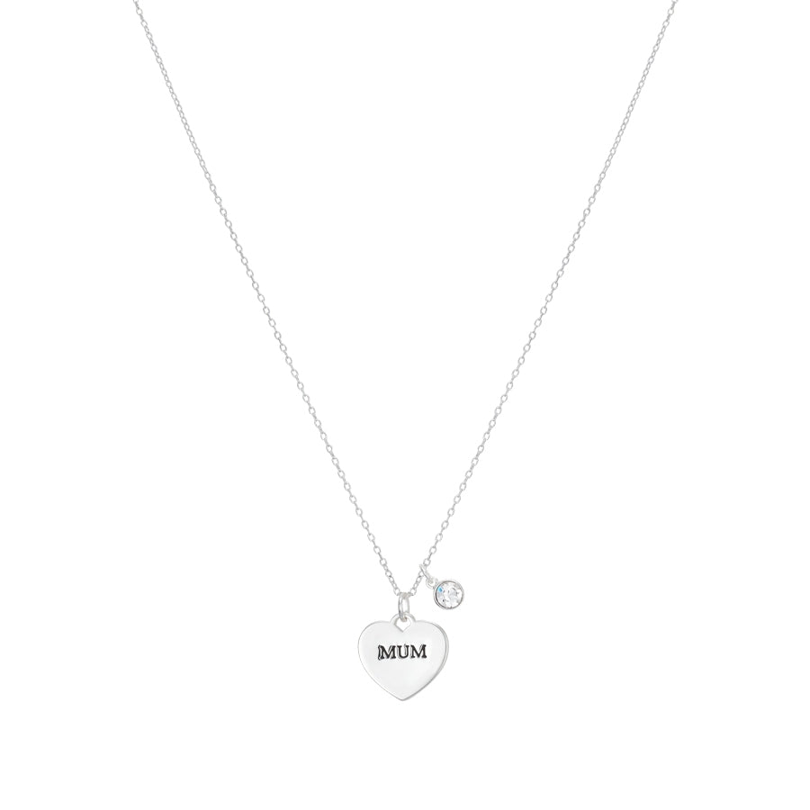 Karma Silver Mum Heart Set