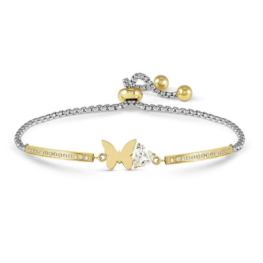 Nomination Gold Milleluci Butterfly Trillion CZ Bracelet