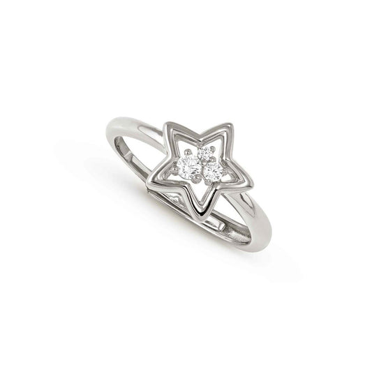 Nomination Silver Dream Beats Star White CZ Ring