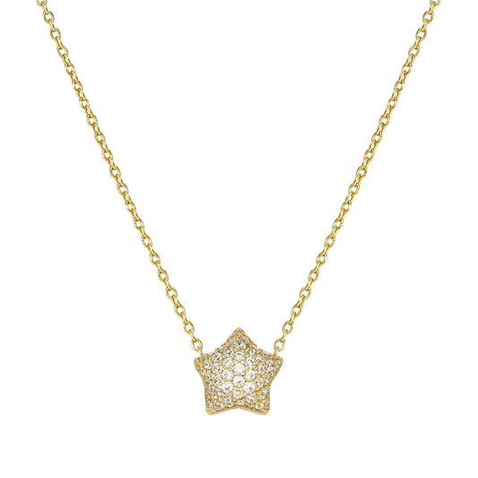 Nomination Gold Lifepoetry White Pavé Star Necklace