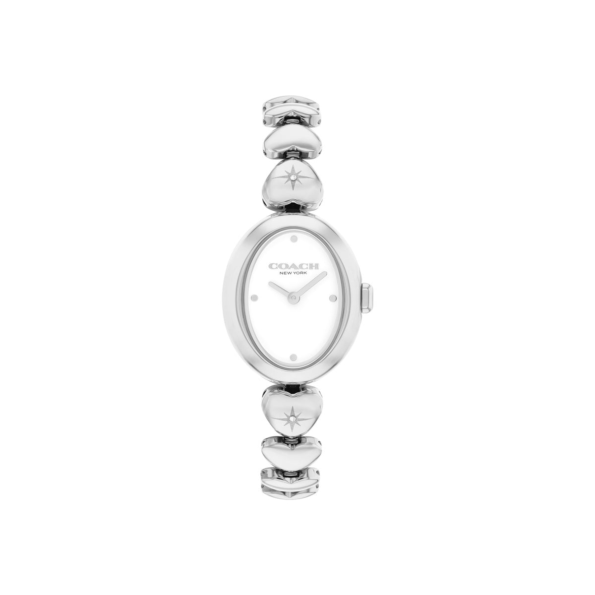 Coach Silver Sammy Oval Hearts Watch