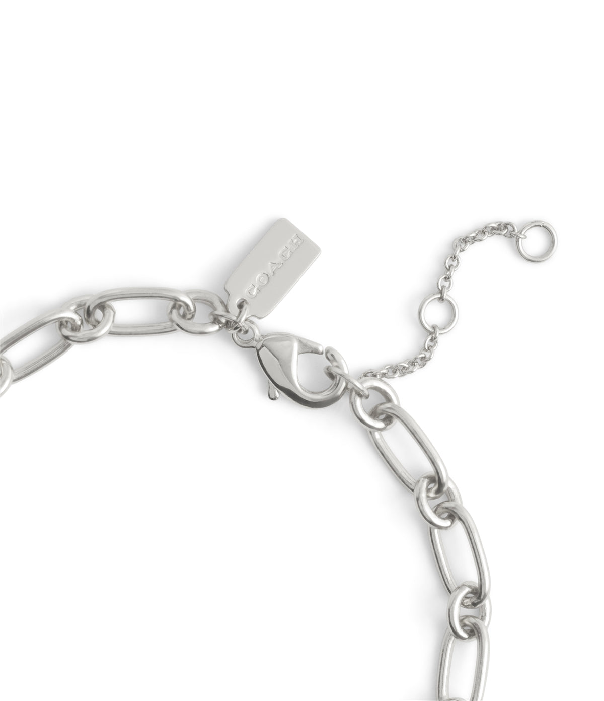 Coach Silver Starter Charm Bracelet