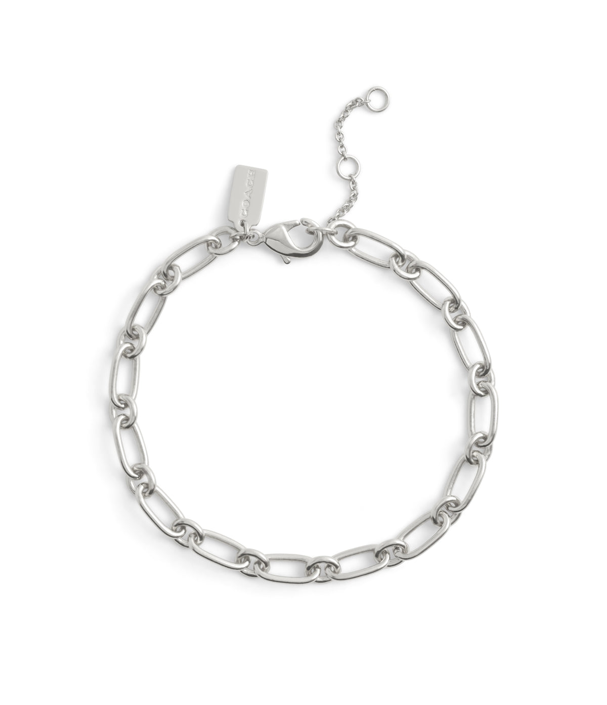 Coach Silver Starter Charm Bracelet